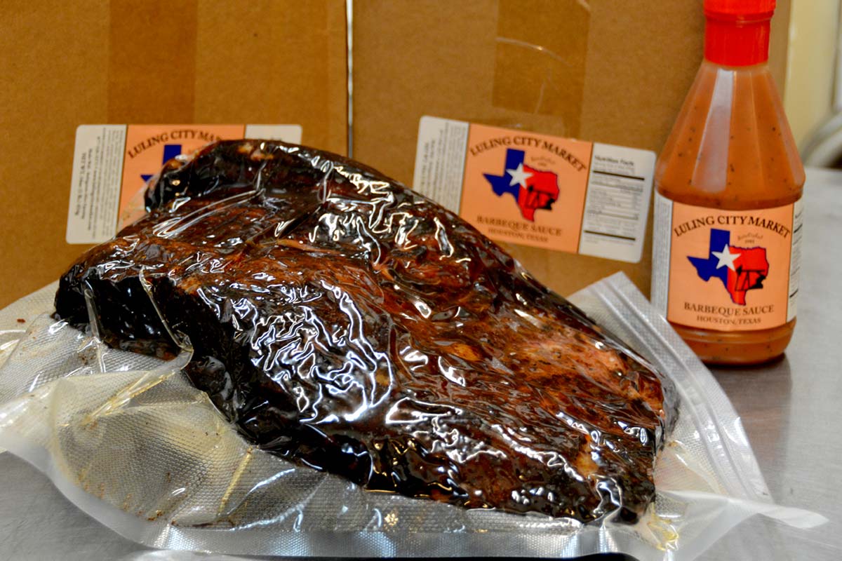 Vacuum sealed Brisket, Ribs & Sausage